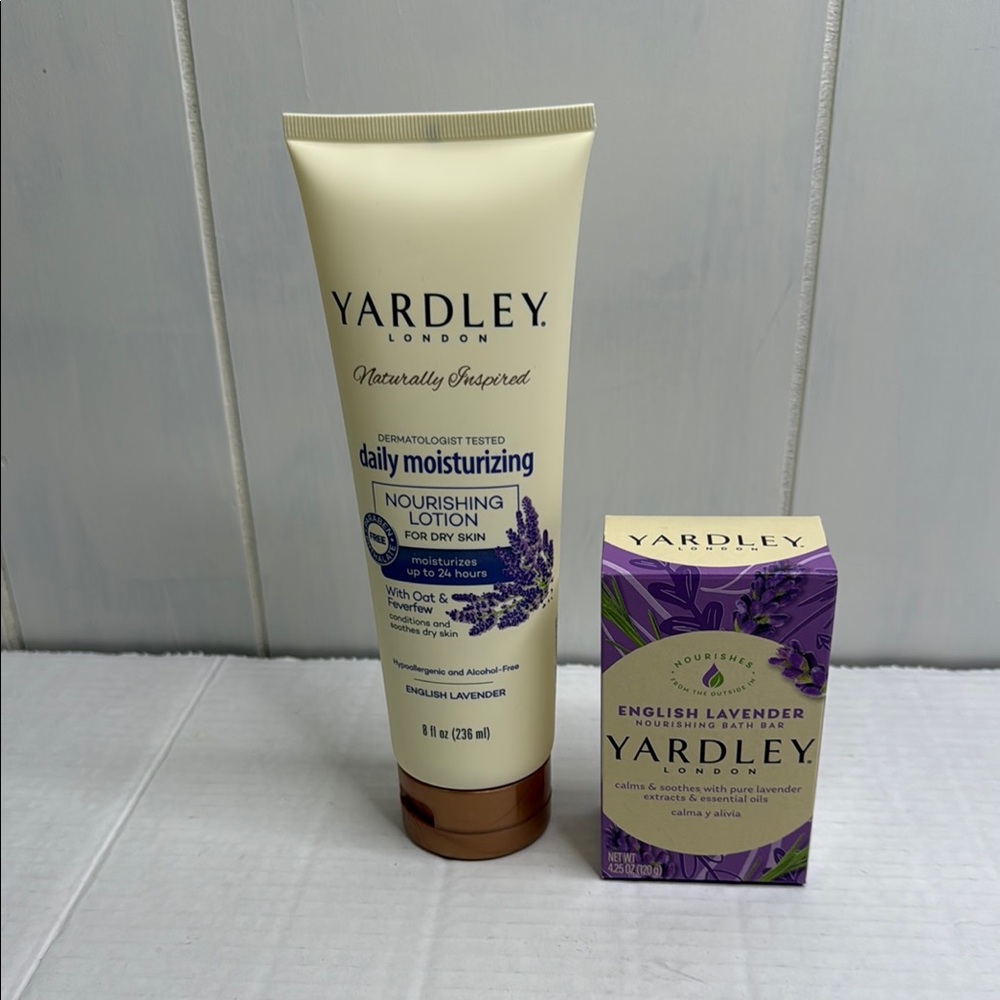 Yardley London Daily Moisturizing Lotion - Cream and Soap… just before bed relax